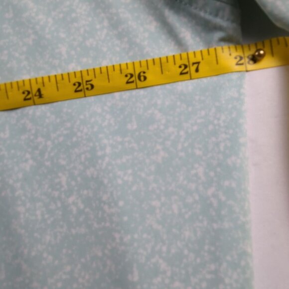 Foot Joy Mens 2XL Traditional Fit Light Green/White Paint Splatter Print Lisle - Picture 3 of 10